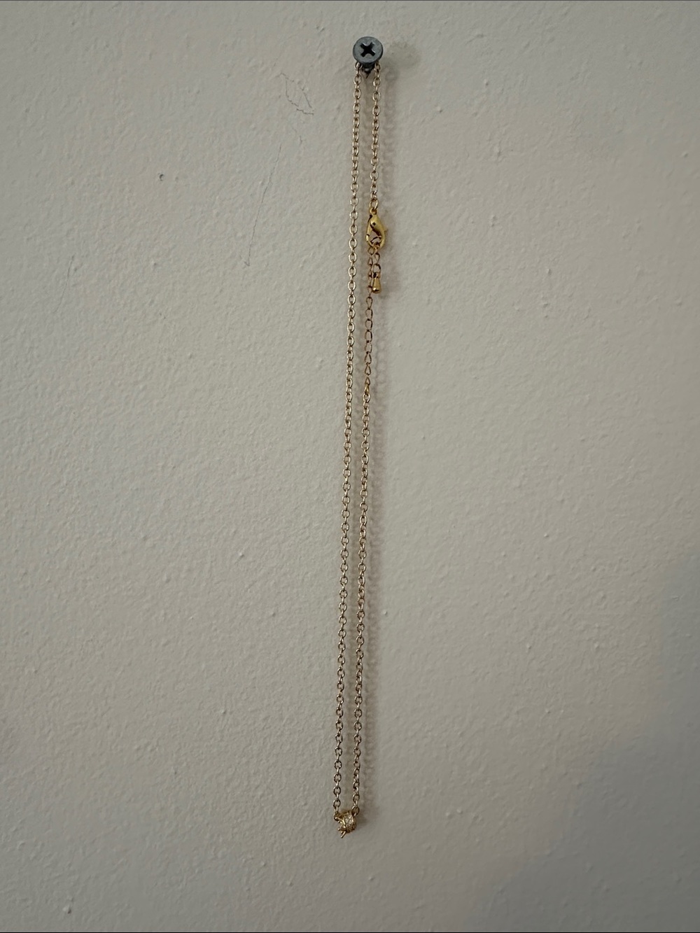 Delicate Gold-Tone Women's Pendant Necklace